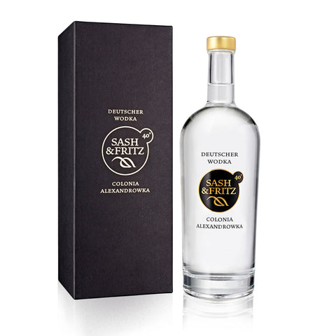Sash und Fritz Premium Vodka 0,7 l mit Blackbox