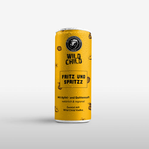 Wild Child Fritz und Spritzz – 10,1 % | Apfel-Quitte-Vodka-Drink aus der Uckermark