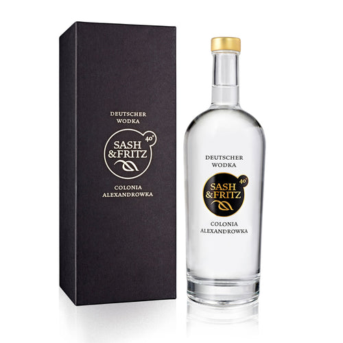 Sash & Fritz Premium Vodka 0,7 l mit Blackbox