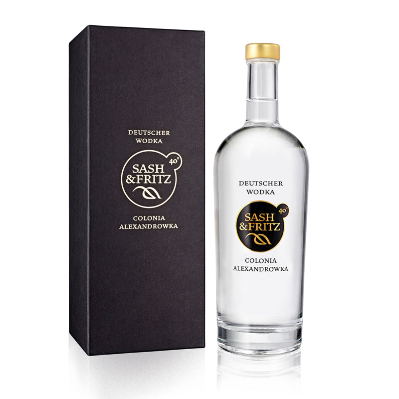 Sash & Fritz Premium Vodka 0,7 l mit Blackbox