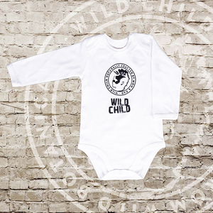 BABY BODYSUIT WILD CHILD "CRAFTED BY MOM AND DAD2 12-18 MONATE